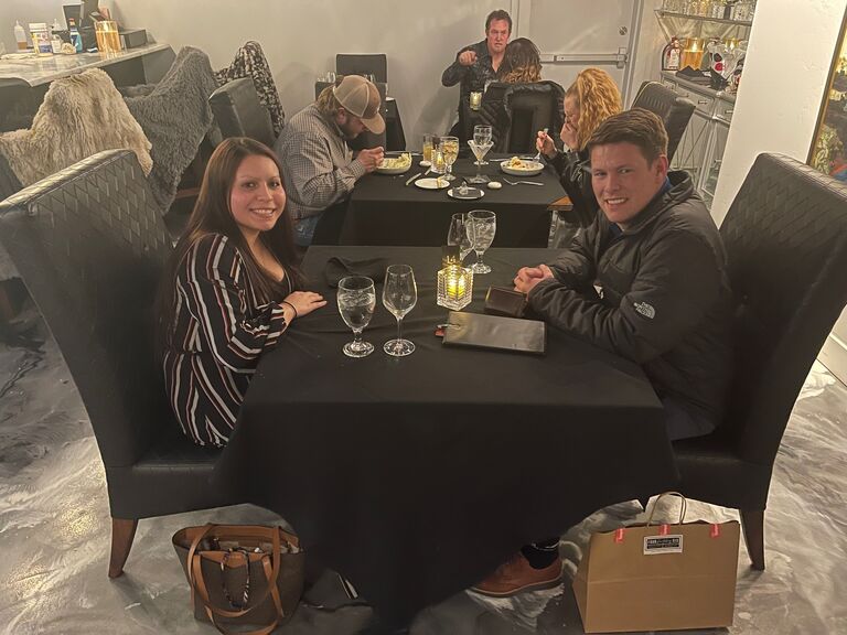 Our First Valentines together! This restaurant is our go to for special occasions! 