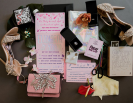 Stationery and accessories for a Friday the 13th wedding