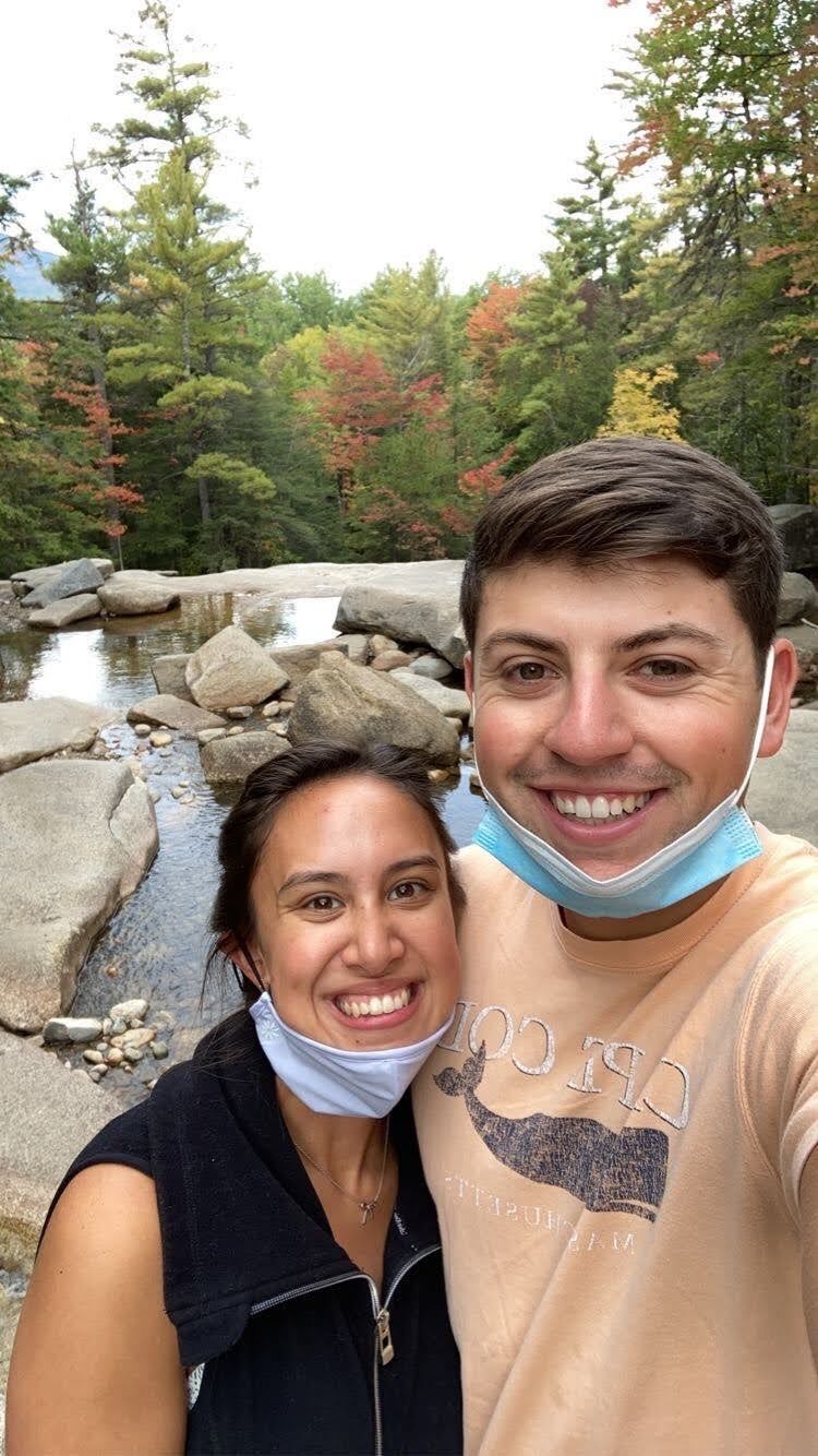 Pandemic trip to Diana's Baths in NH