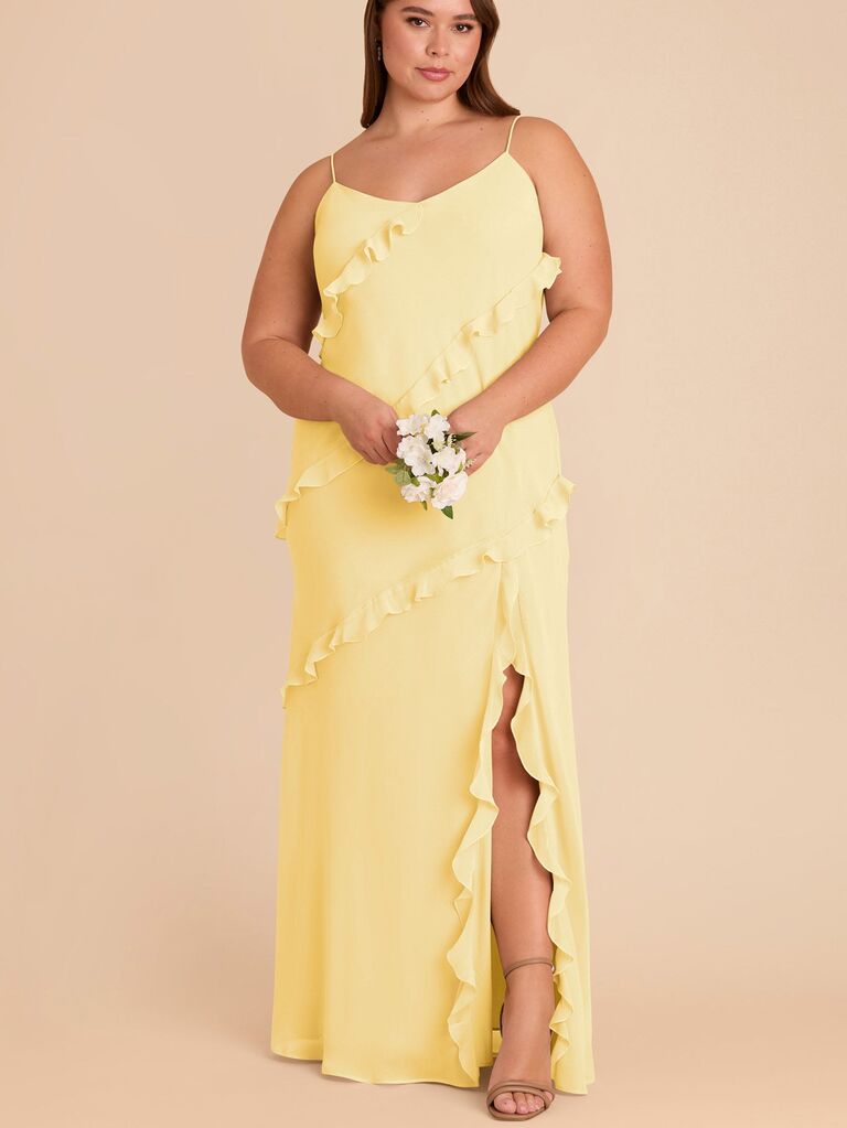 Birdy Grey yellow ruffle dress