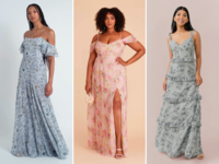 These 2023 floral bridesmaid gowns are sure to help you dress to impress.