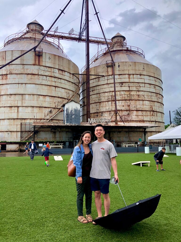 Checking out the silos at Magnolia!