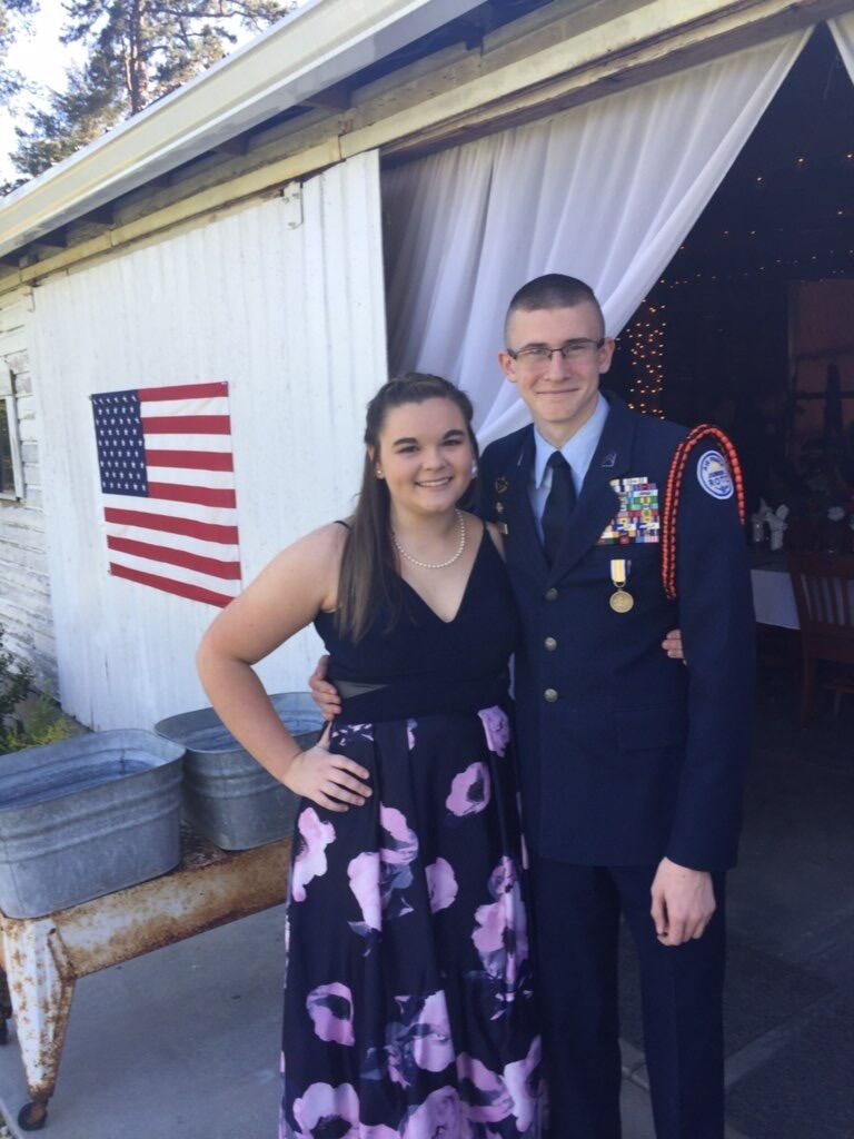 North Davidson High School AFJROTC miltary ball Junior year