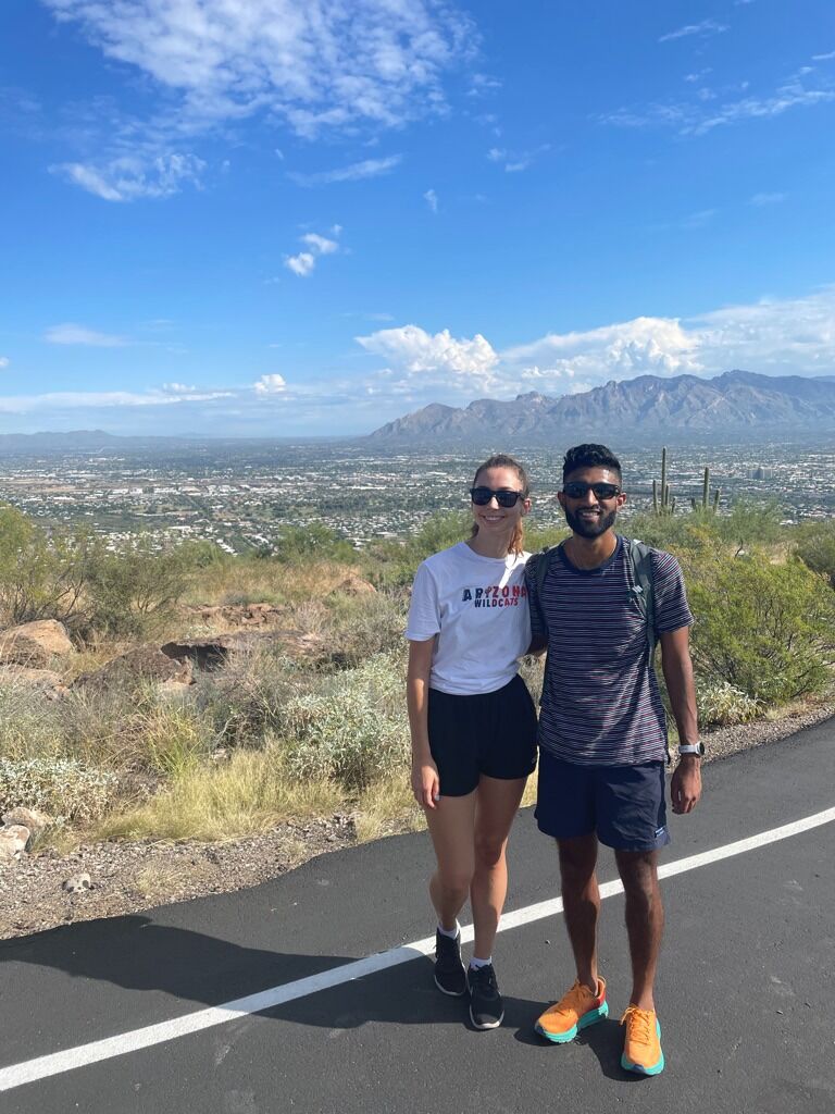 Charlotte moved from Omaha to Tucson, Arizona for graduate school! We continued to talk almost every day from April until August of 2021, when Lucas asked Charlotte out. In September, Lucas made his first trip out to Tucson to visit Charlotte. 