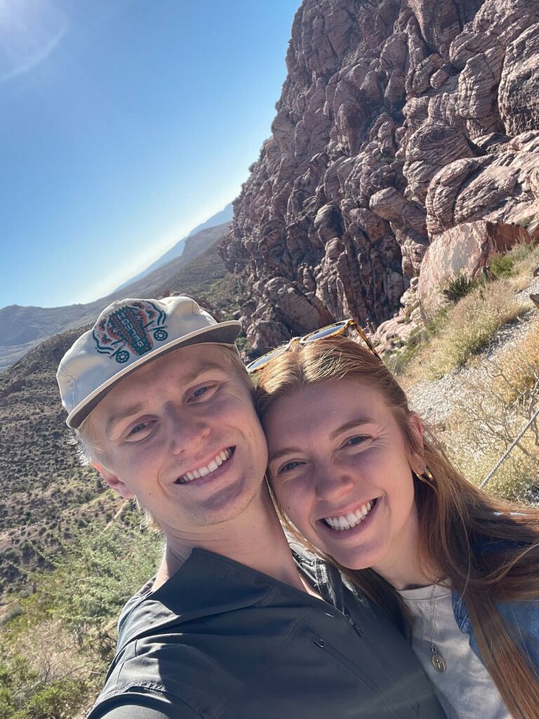 Our first trip together to our future home, Las Vegas!