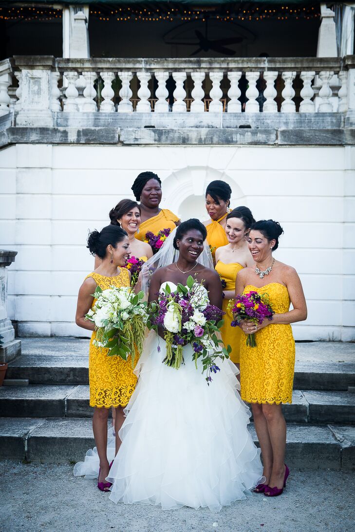 jenny yoo yellow dress