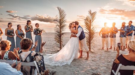 Tradewinds Island Resort Beach Wedding - A Chair Affair, Inc.