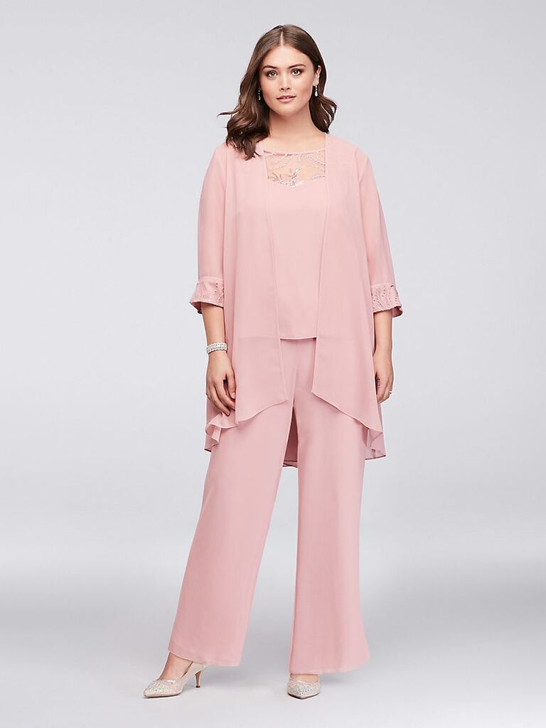 macy's mother of the bride plus size pant suits
