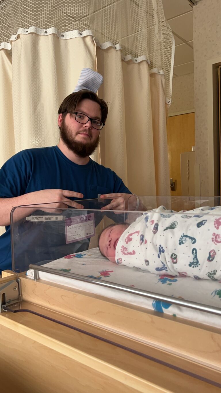 The day our daughter was born!