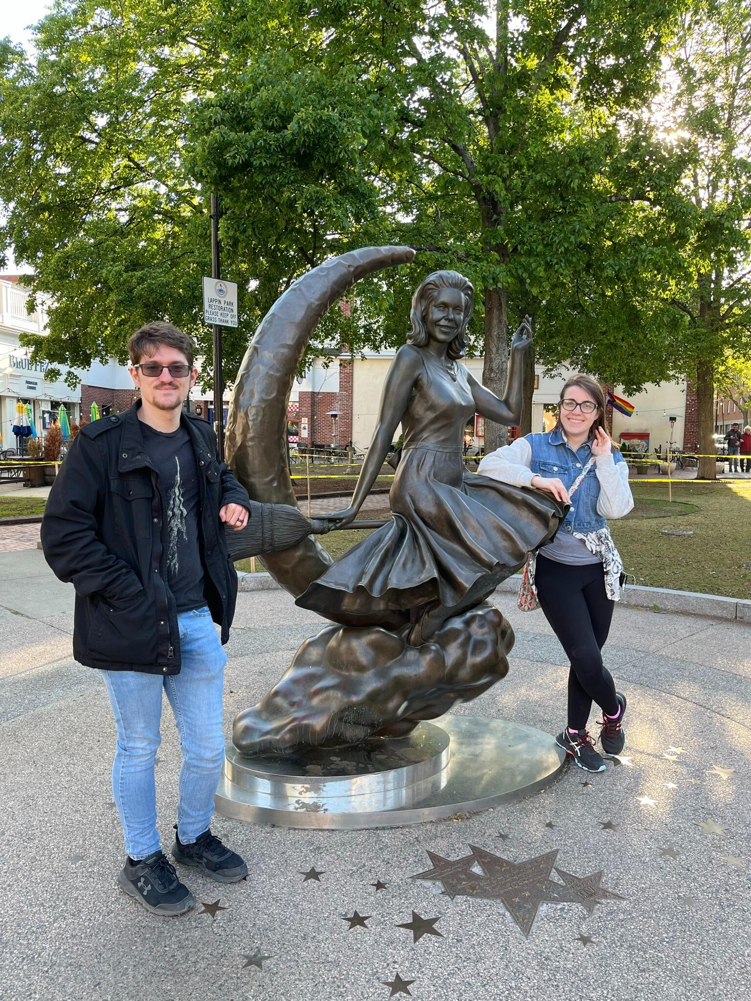 We saw the Bewitched statue in Salem, Massachusetts and had an overall great time with Chad's parents.