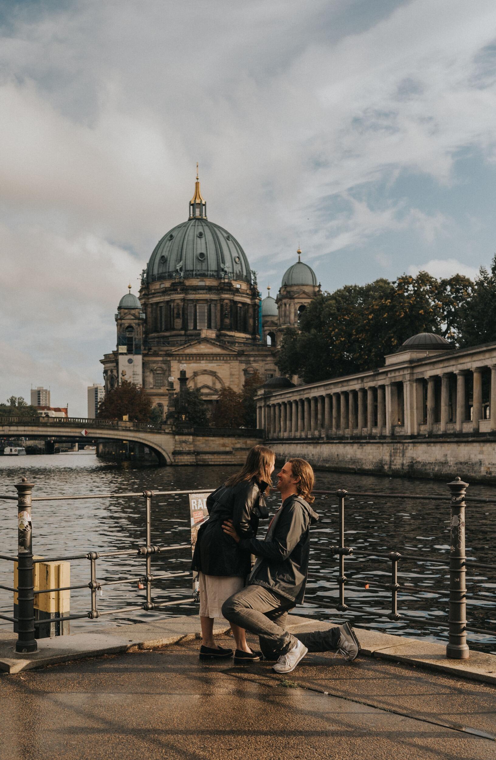 The [second] BEST day of our lives! Spencer finally popped the big question in Berlin, Germany.