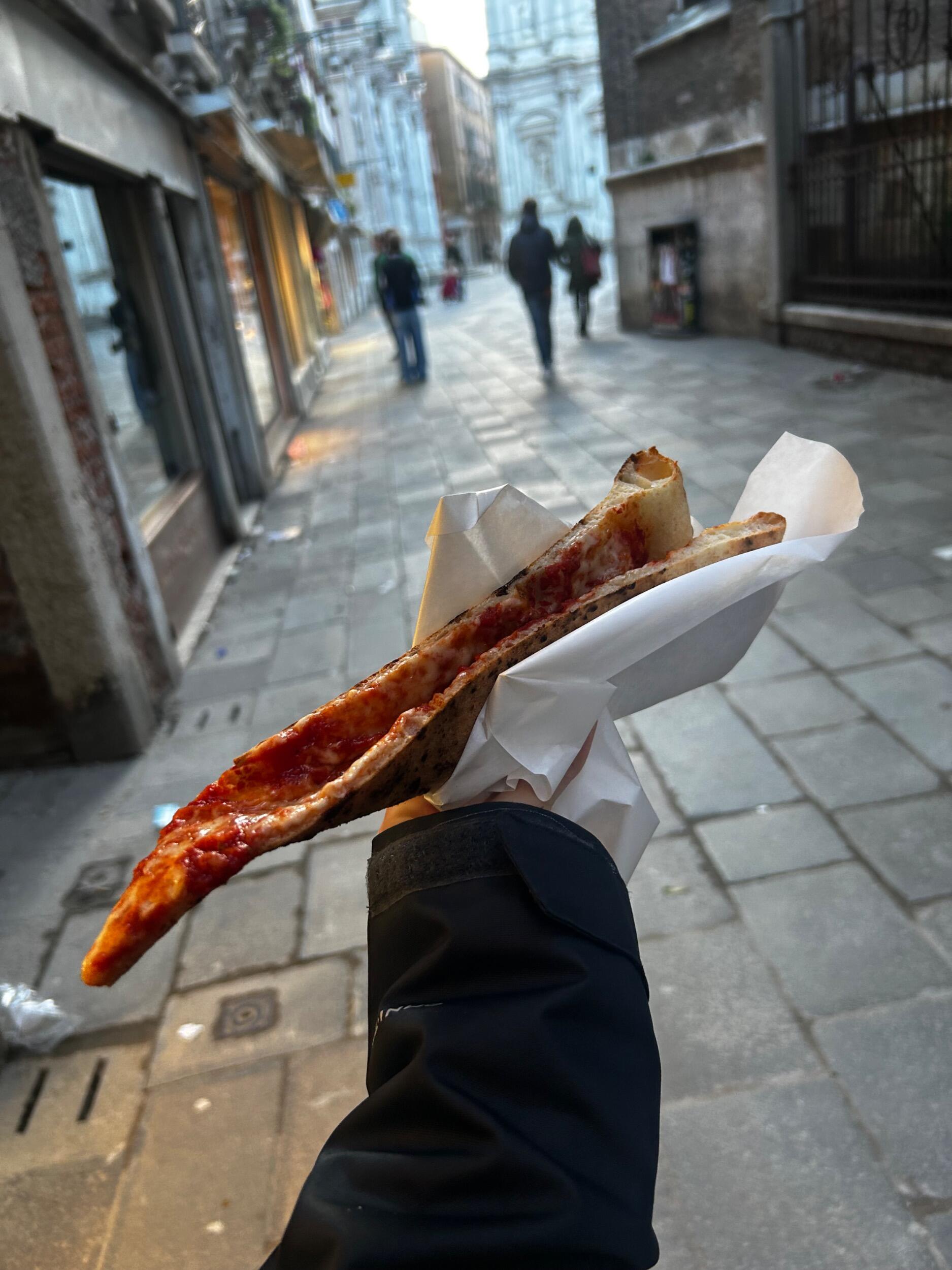 The best pizza we’ve ever had in our lives was in Venice. We were so happy to have yummy Italian food and gelato. Still dreaming about it…..