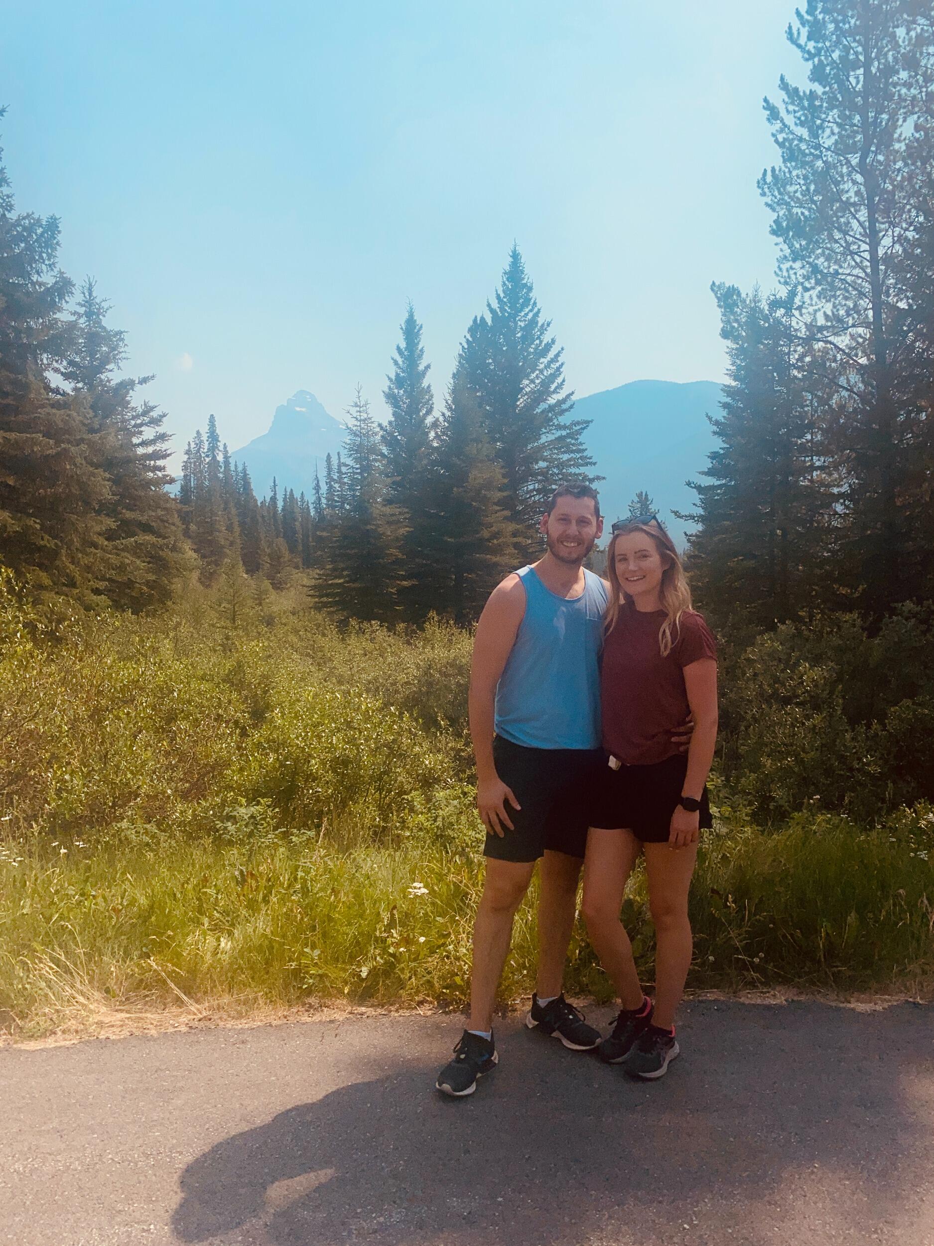 First adventure together in a different province (Alberta) 