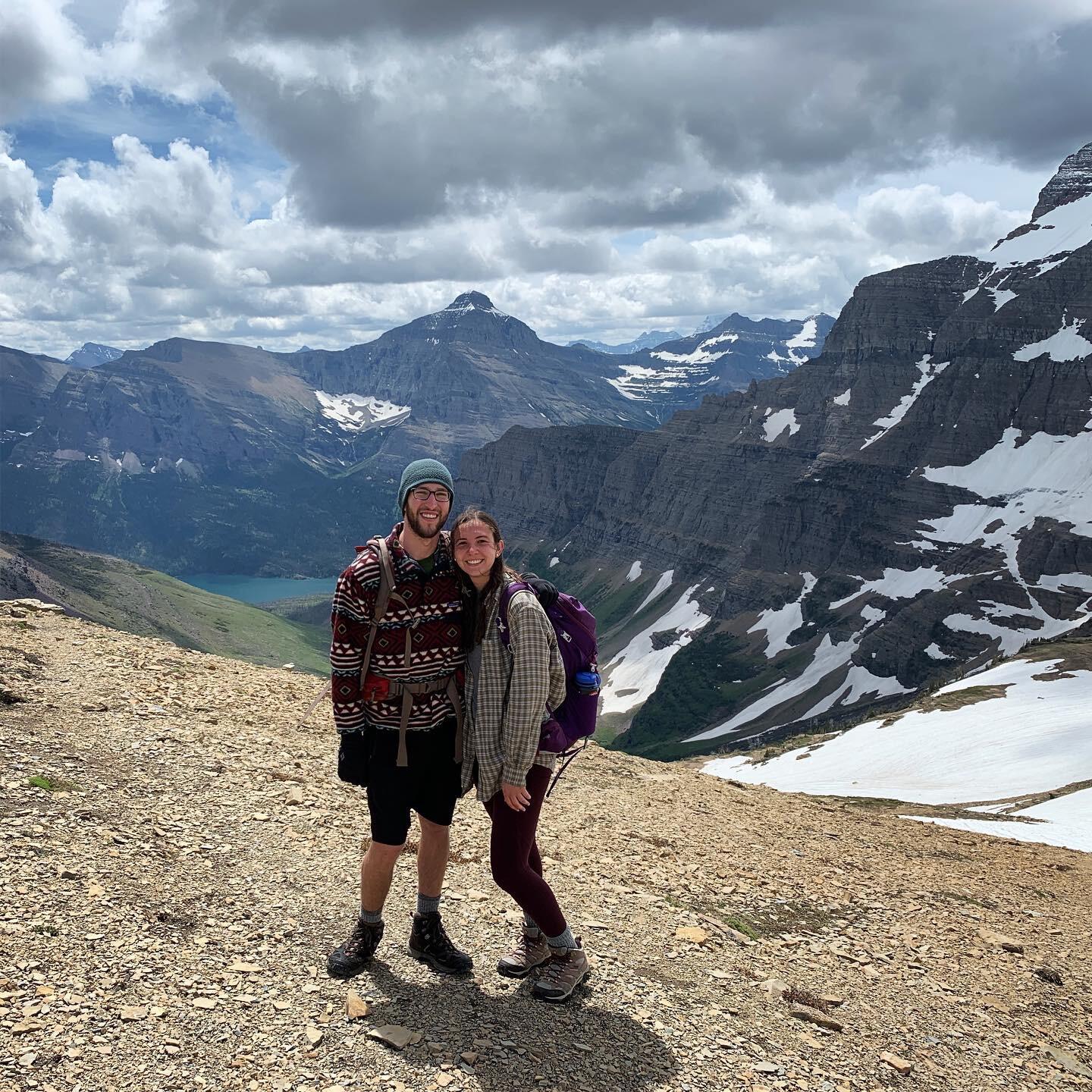 Taken shortly before moving in together! Glacier National Park, MT