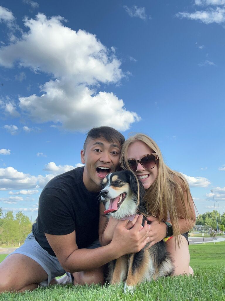 Zach and Amelia adopt Mini Aussie, Nora!