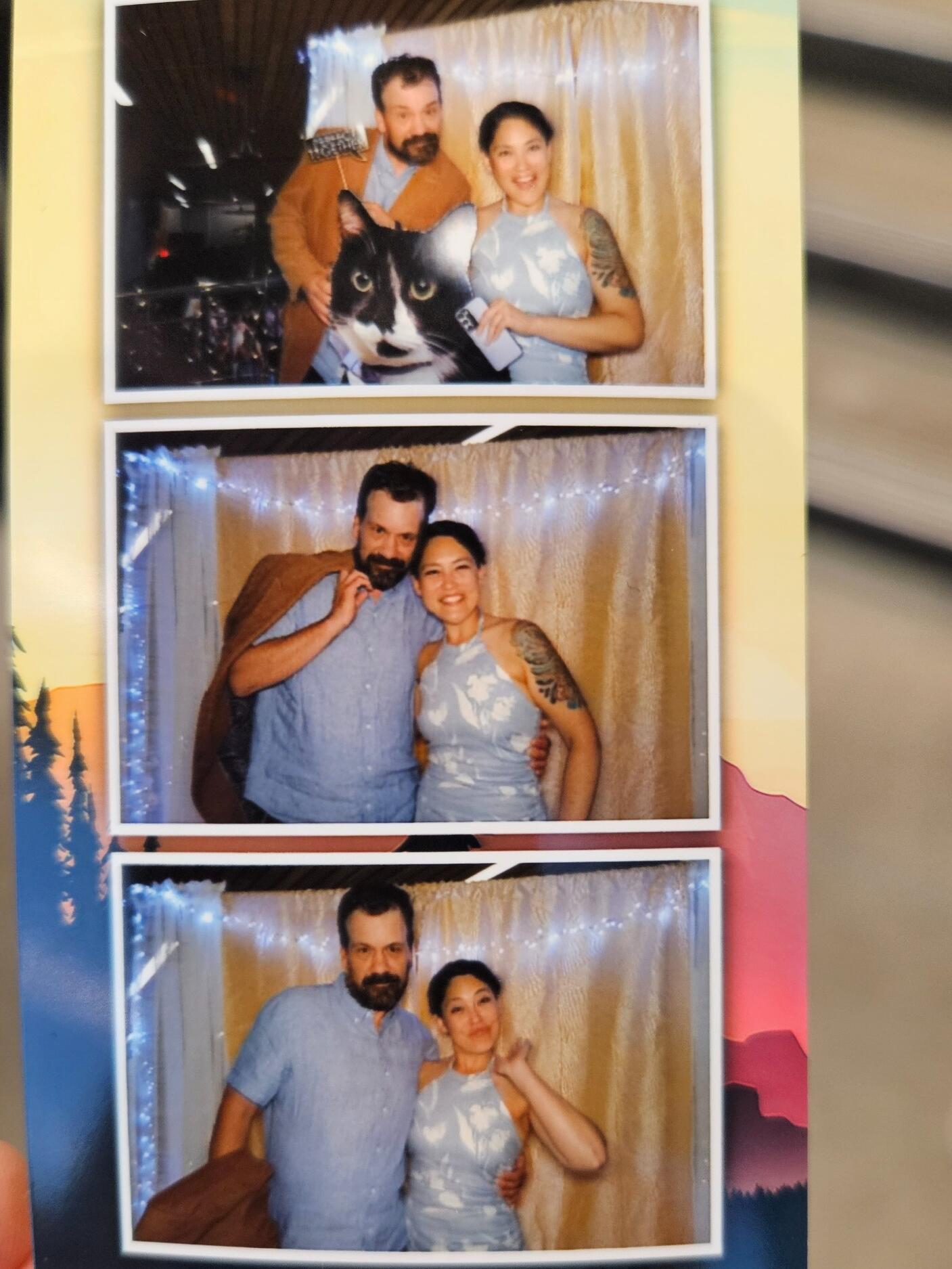Martin and Ashley attend their disc golf friends' wedding at Mt Hood.