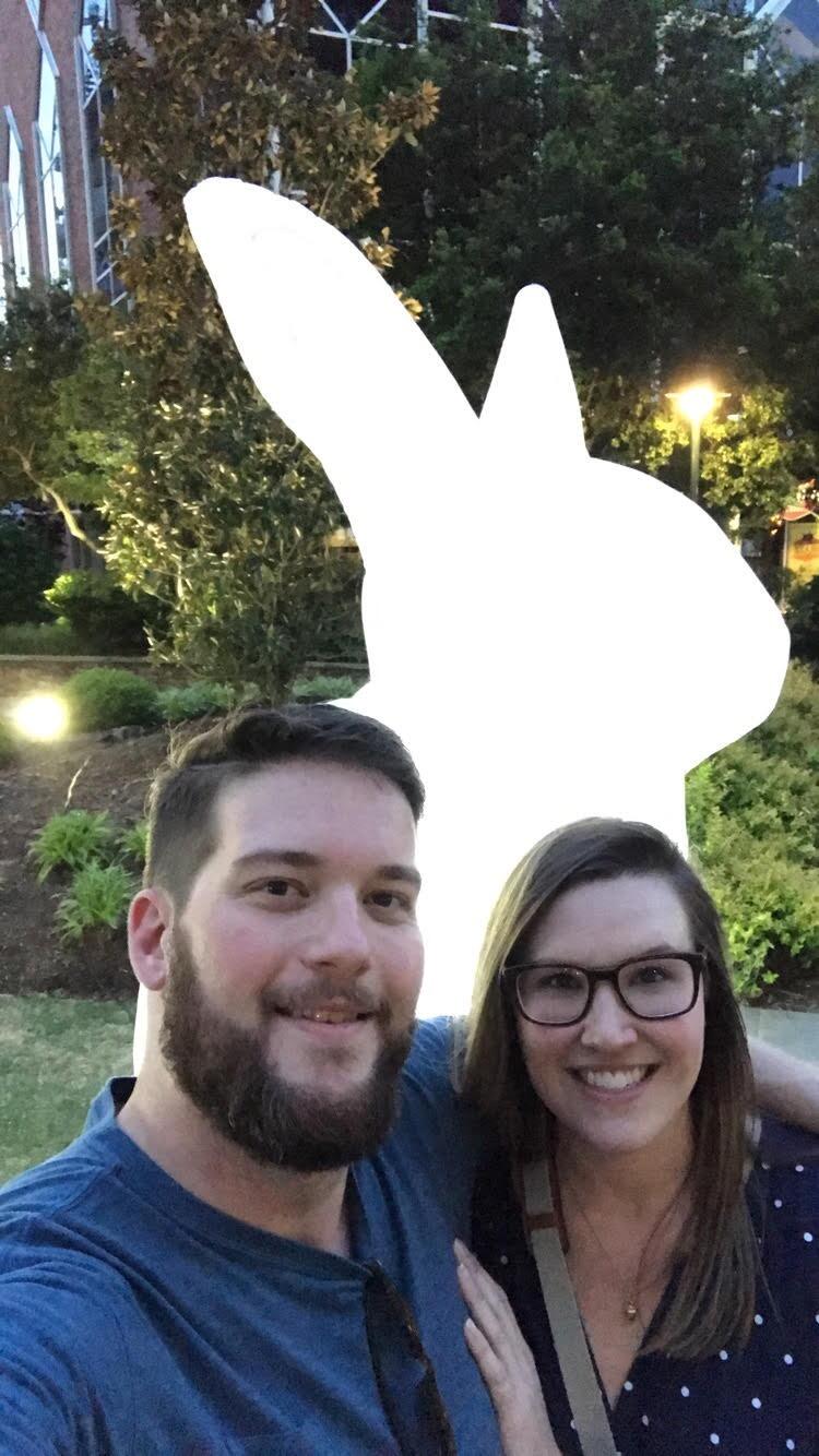 Matt and Claire first met in early 2019 (exact date still debated). They had been talking and agreed to go out to dinner on a Friday night. While Claire really wanted to stay home in her PJs and eat pasta, and Matt really wanted to relax with Chinese food and movies after a long week, they both showed up for the date. Looking back, they're very glad they did!