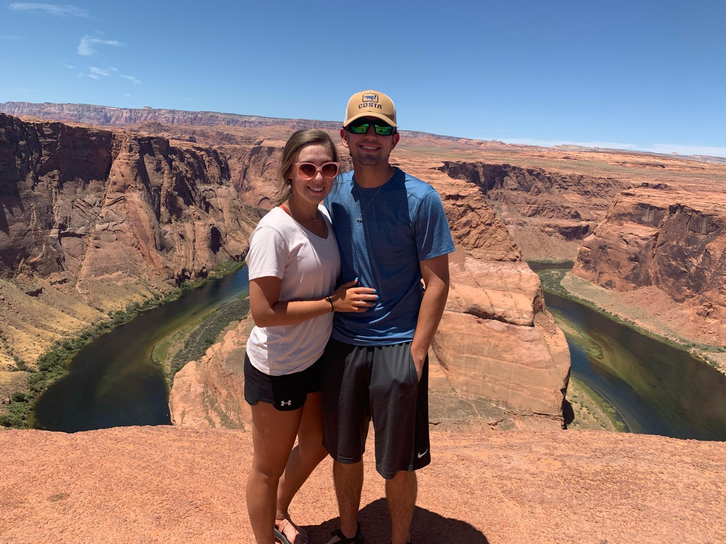 Cauy's first trip to Page, Arizona to help Sara's grandparents move to Alabama!