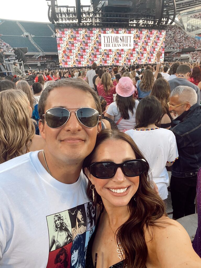 We attended The Eras Tour in Chicago.
Josh is lowkey a swiftie.
So expect some T-Swift music at the wedding (sorry not sorry)