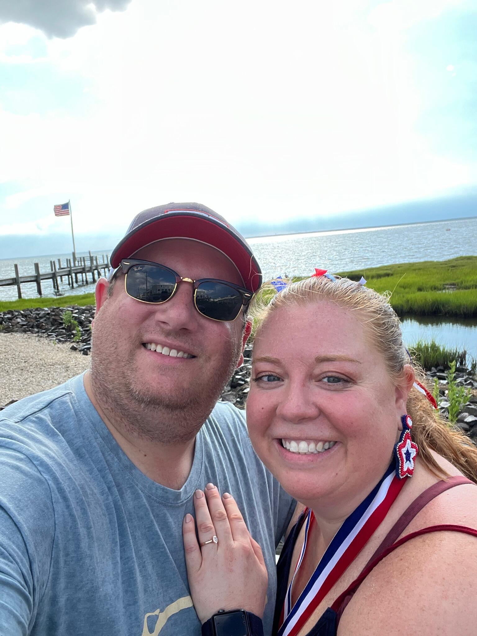 Greg made it back to LBI with Kim for the 4th of July.