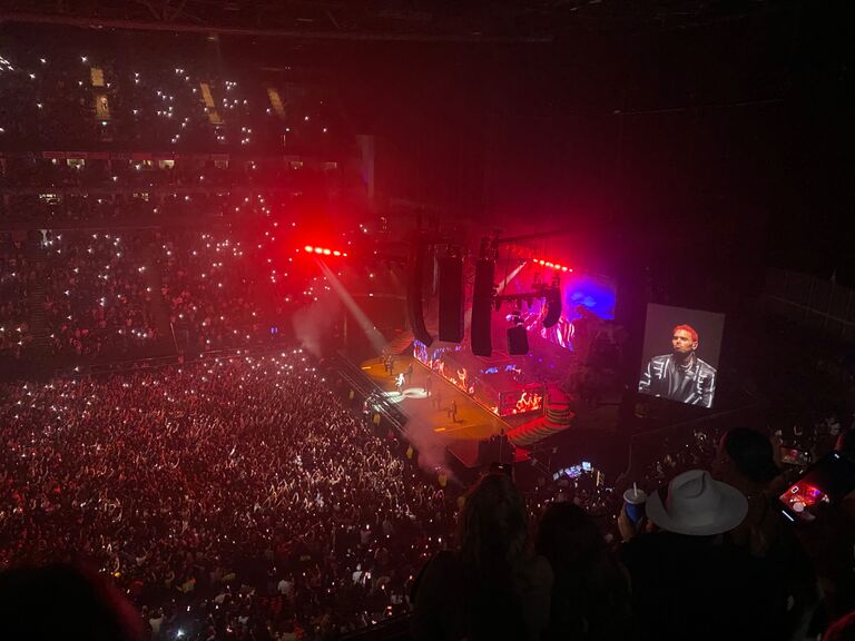Valentine’s Day celebrated by a Chris Brown concert!