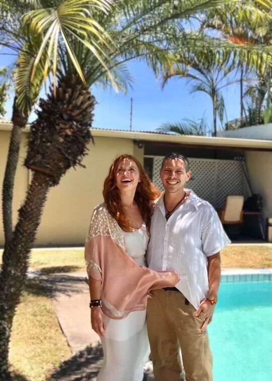 And then decided that they really liked doing life together and living in two different countries made that more difficult.... so they got legally married! 
