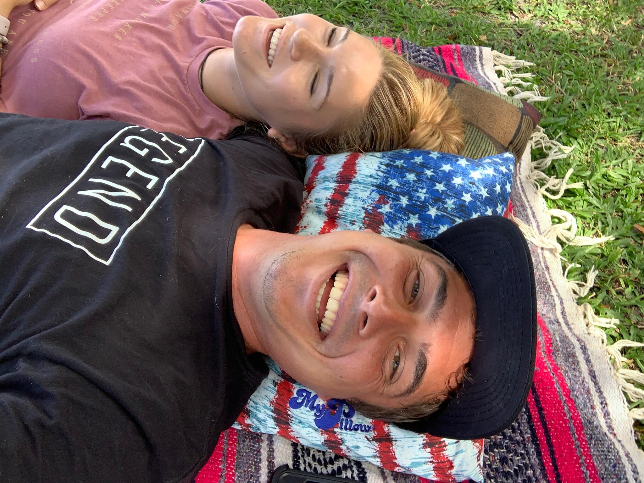 Ah yes, on this day Hannah took a long lunch break to sneak off and take a nap with her boo in the park at Cocoa Village! If you know them; you know that Cocoa Village is a very significant place for these two lovebirds!