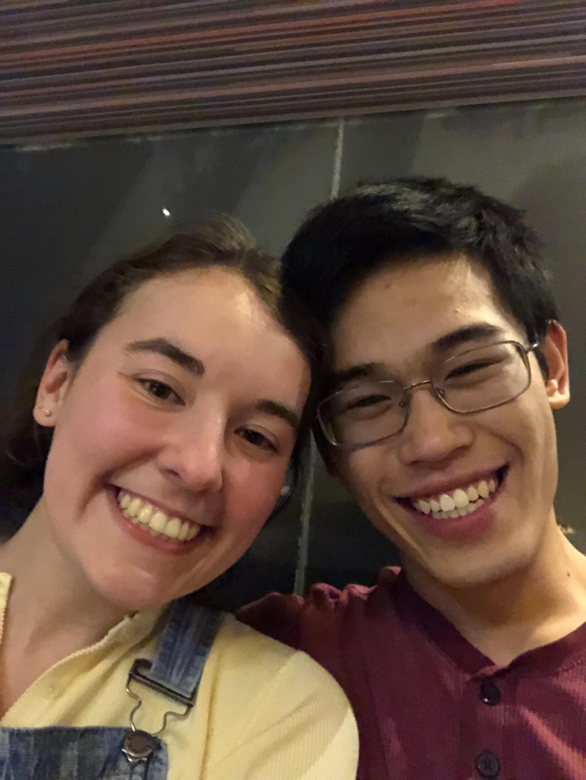 Moments after we said 'I love you' for the first time