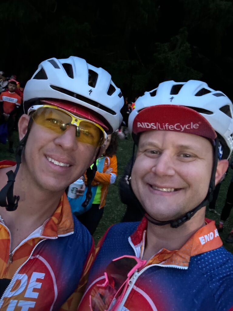 Morning of Day two Ride out 545 am