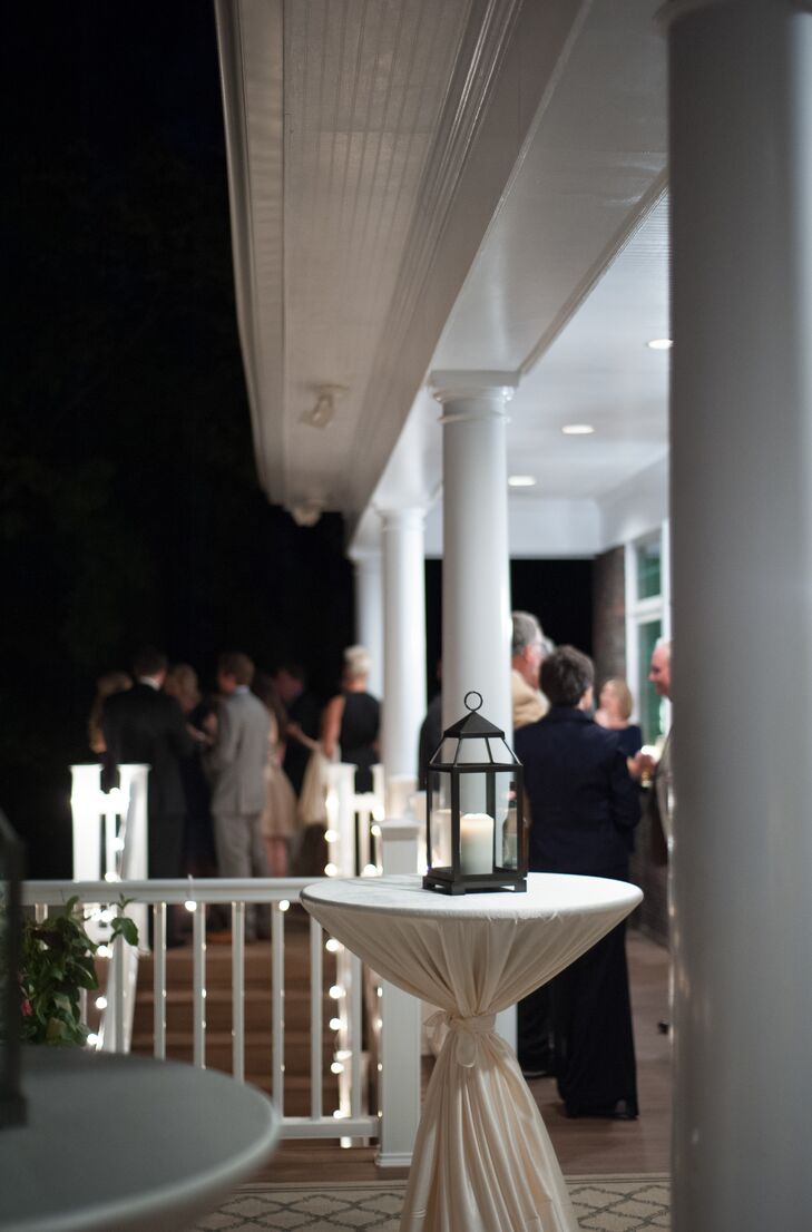 Lantern Decorated Cocktail Tables