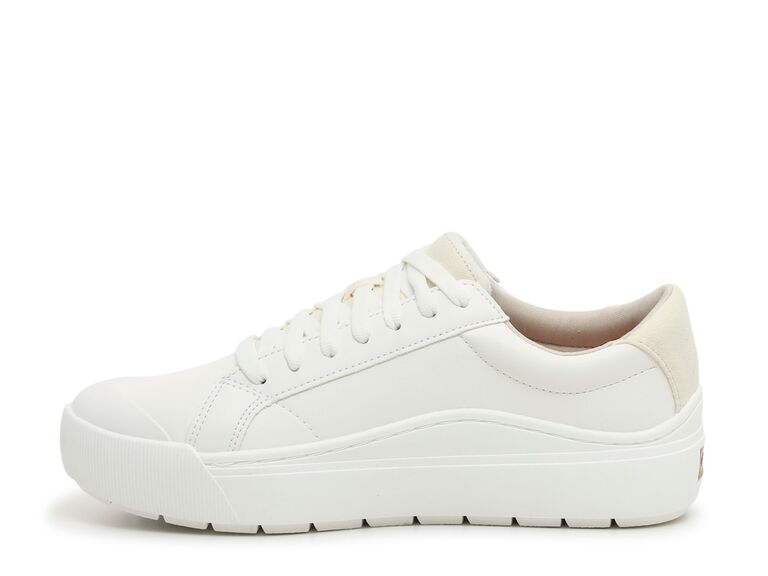 White Dr. Scholls platform sneakers