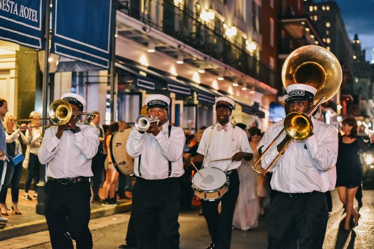 Celebratory New Orleans Brass Band