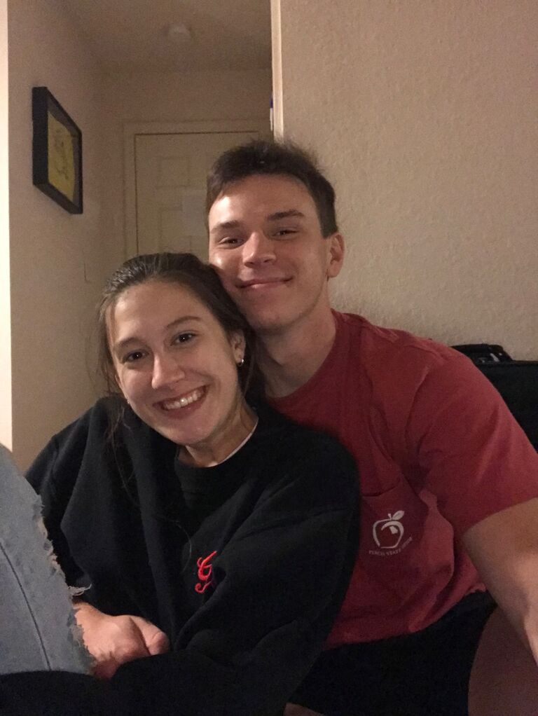 We were finally together in Milledgeville again and began officially dating! 