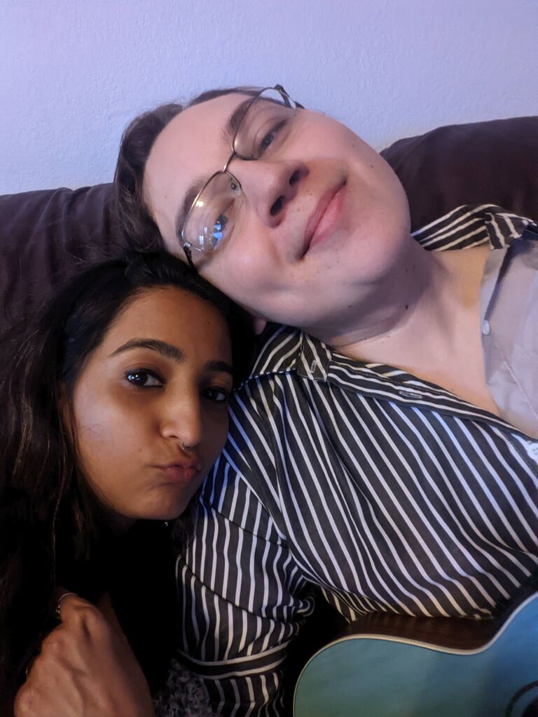 Stopping for Nive's obligatory date night selfie before leaving to the Scottsdale Museum of Contemporary Art