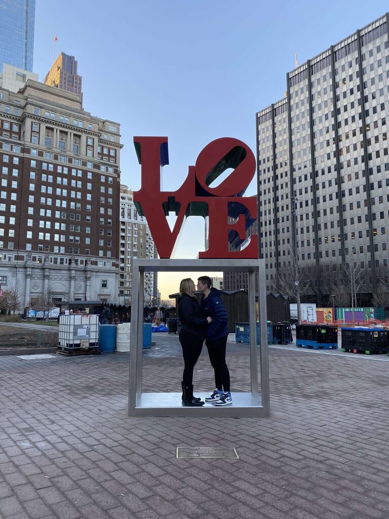 Kevin and Emily visit  Philadelphia for the holiday season.