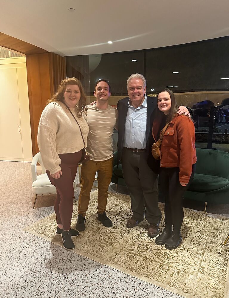 Gary/Jerry/Terry/Larry in Cary:
Cary Park is opened by none other than the Mayor of Pawnee himself. Yes, this was our Christmas card.