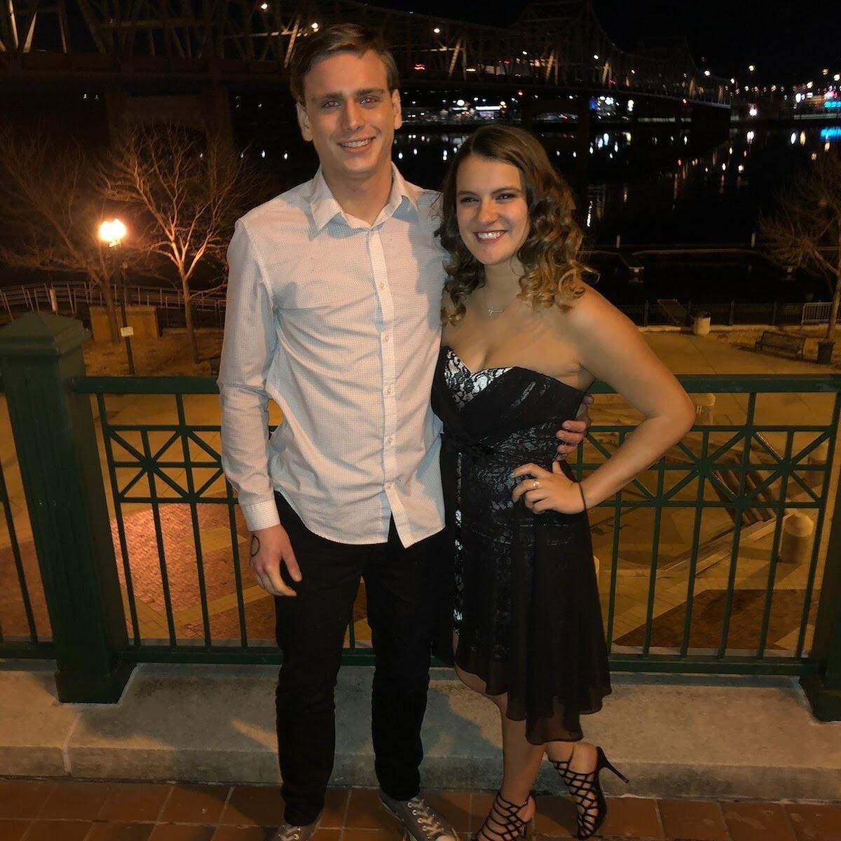 Michaela asked Ryan to go to her sorority's formal date party.