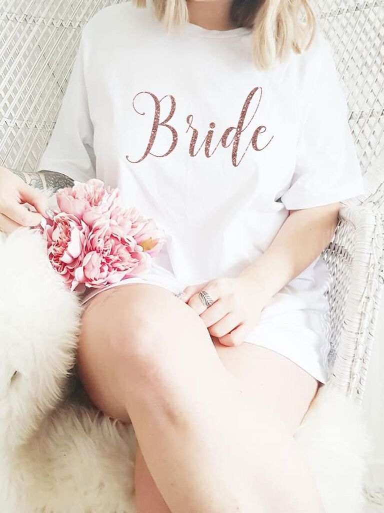 bride pajama shirt