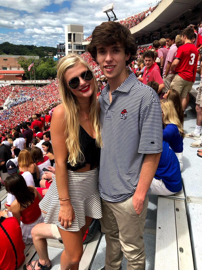 Our freshman year of college at the University of Georgia.