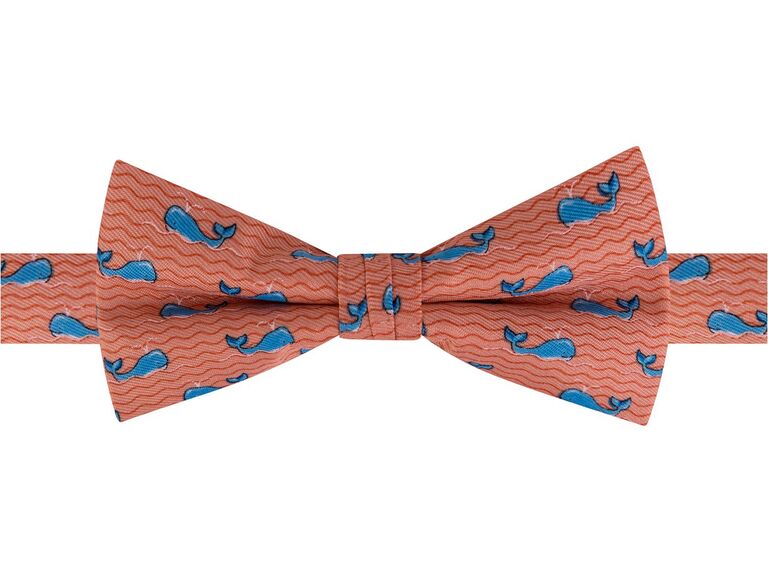 boys whale print bowtie