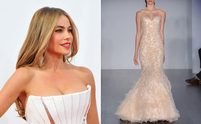 sofia vergara wedding dress