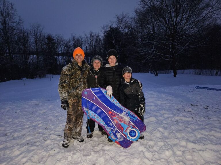 Spending the holiday season with our families