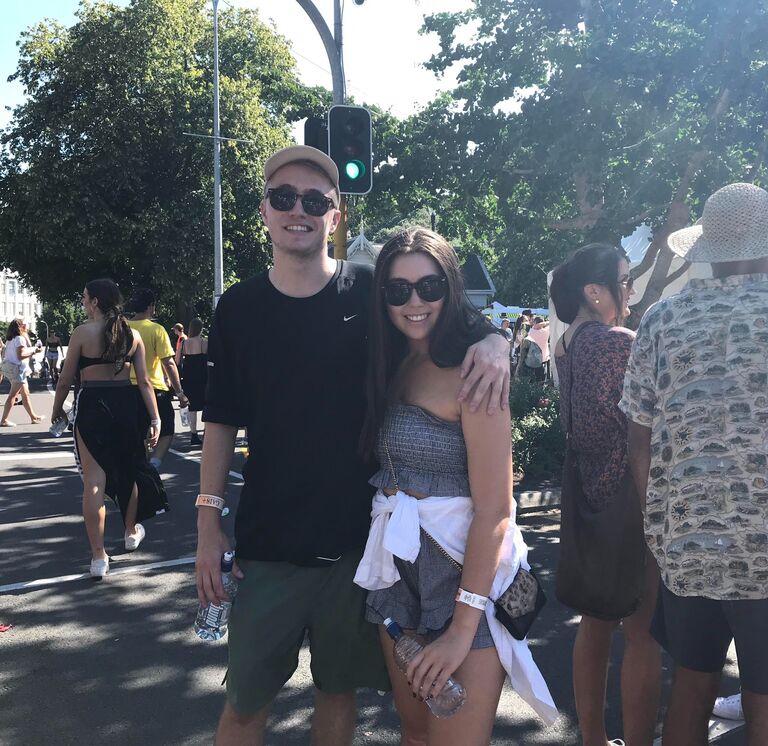 Our first festival together.