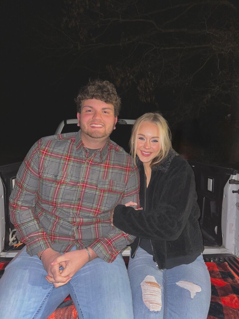 Our first Christmas together.