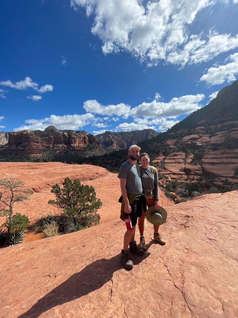 The hike where we got engaged - Sedona, AZ
