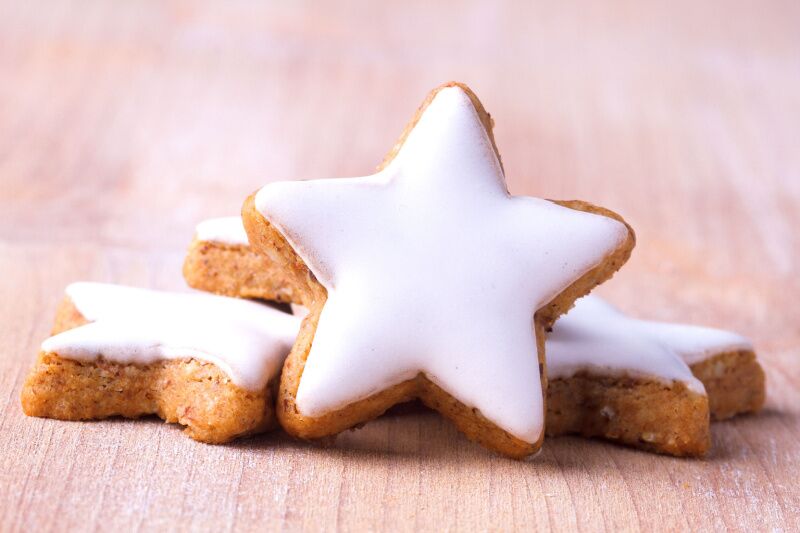 Practical Magic themed party - sheriff star cookies