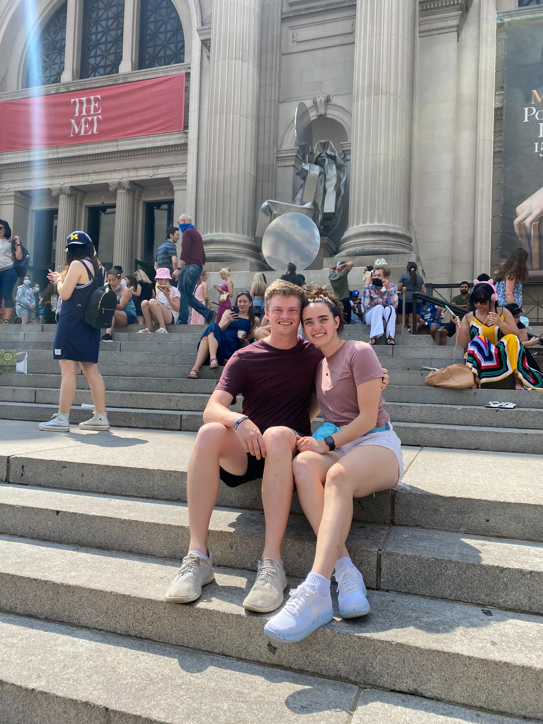 MET. Percy Jackson learned he was a demigod of sorts here, and Katelyn learned she did not love big cities.