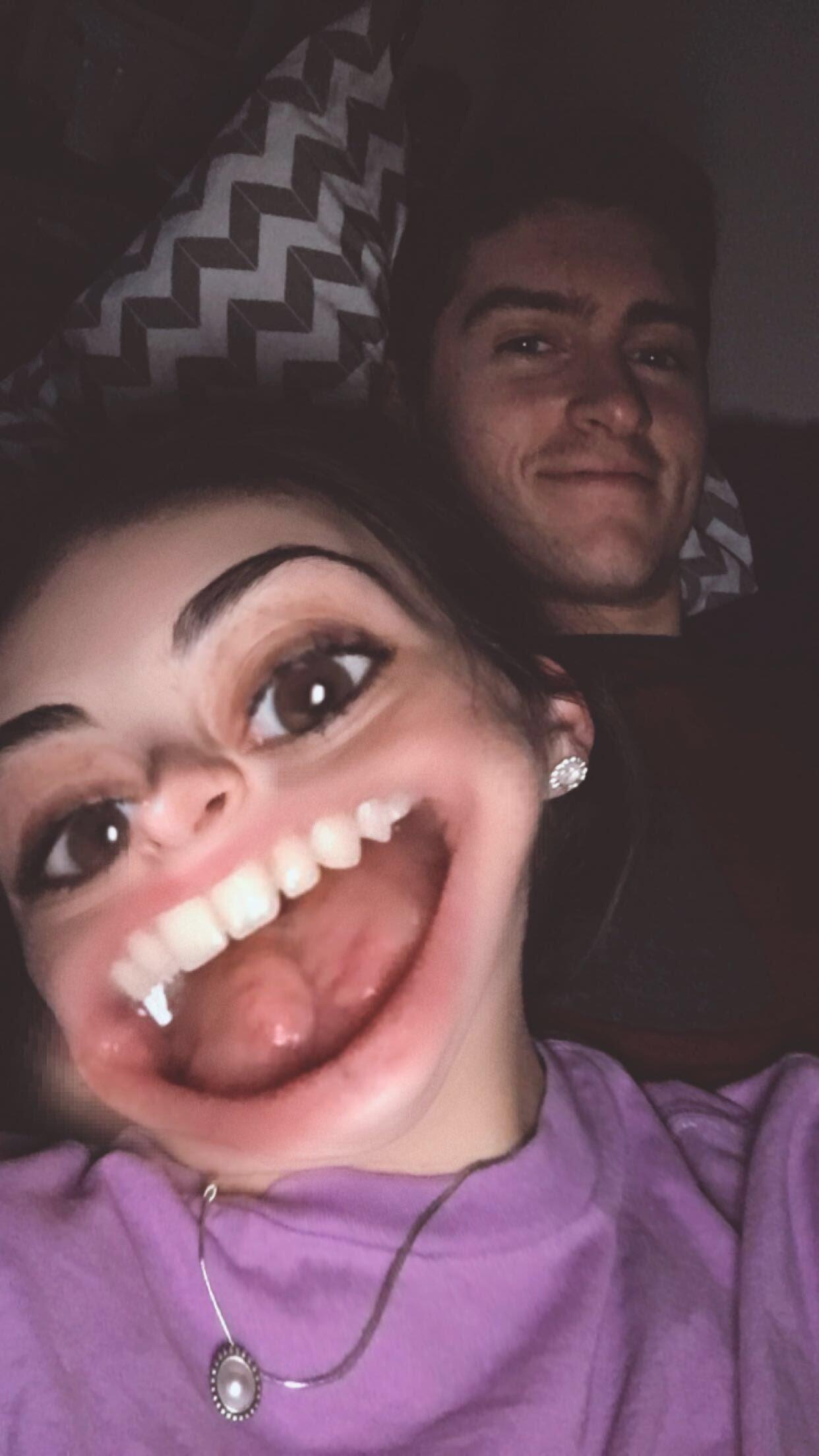 The infamous relationship officially began! The time of snapchat filters