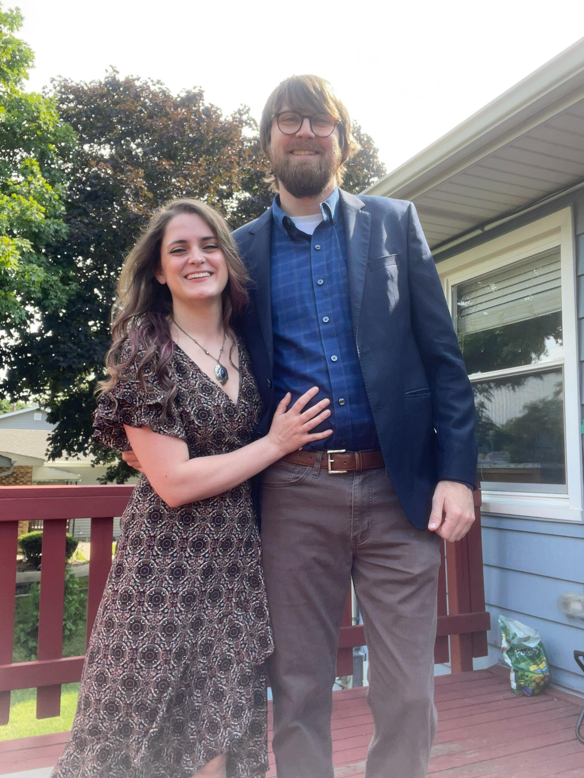 Keith and Julia's wedding day