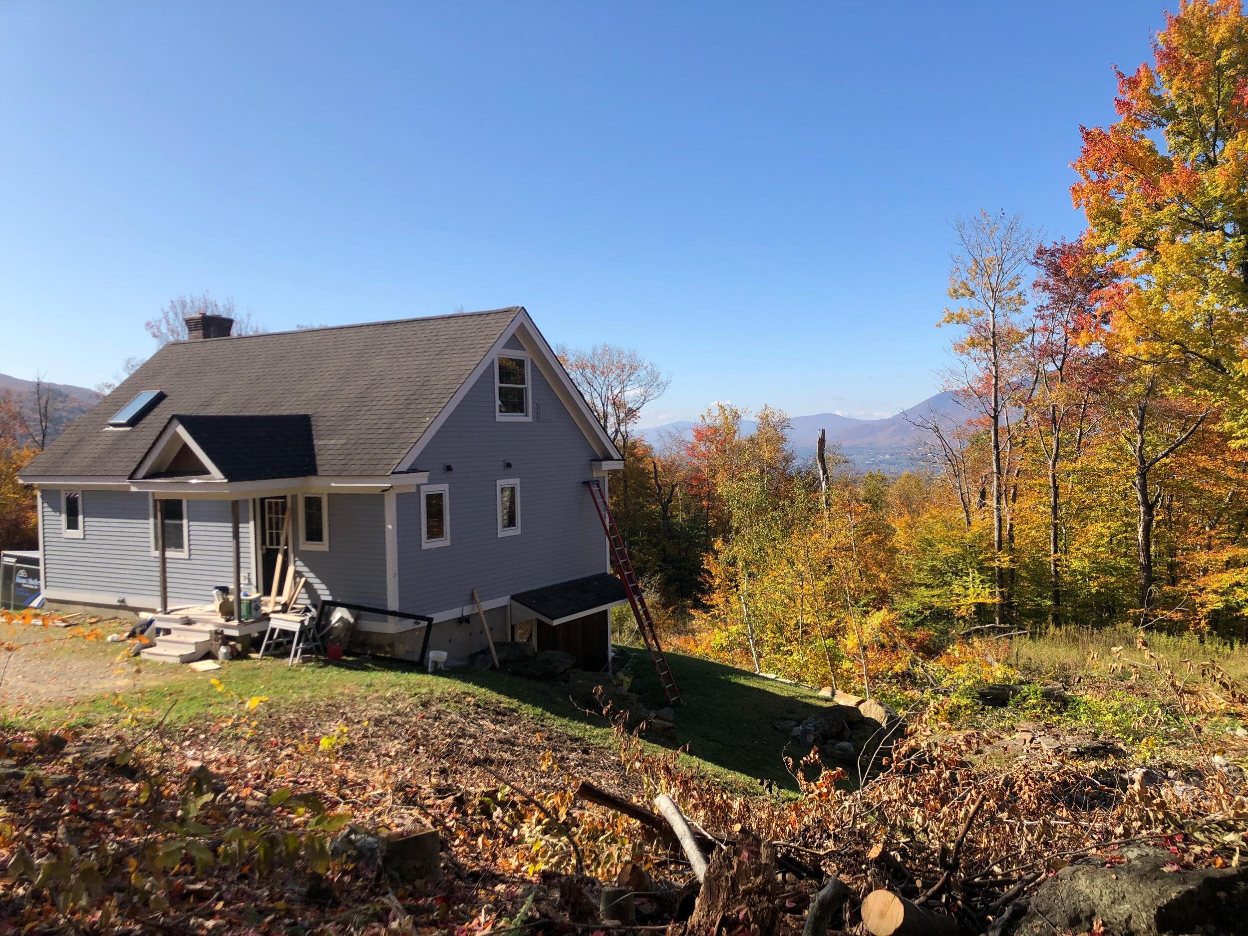 Fall foliage - renovations almost complete!